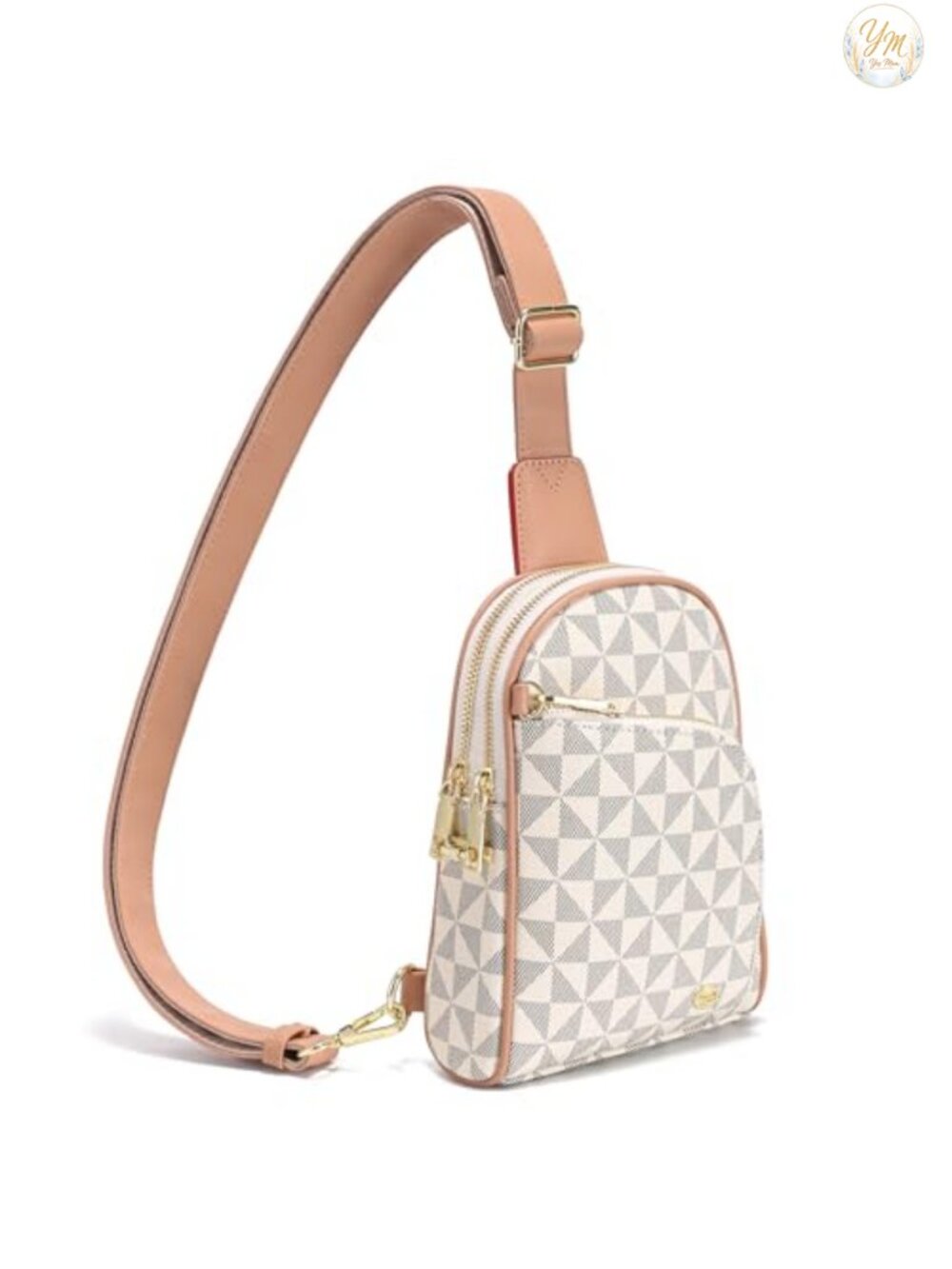 Anti Theft RFID Blocking Crossbody Sling Bag Vegan Leather with 8 Card Slots